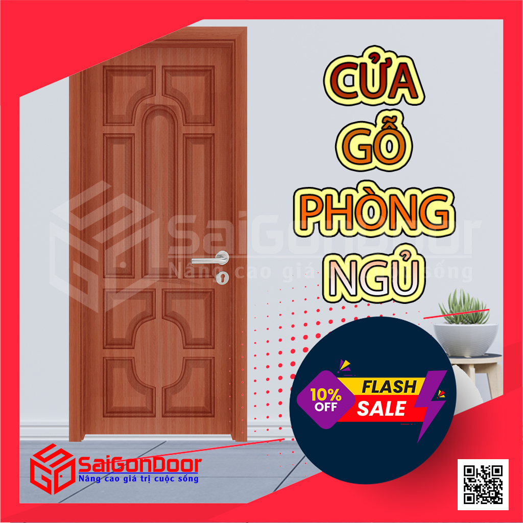 Mẫu cửa gỗ phòng ngủ đẹp hiện đại nhất năm 2022